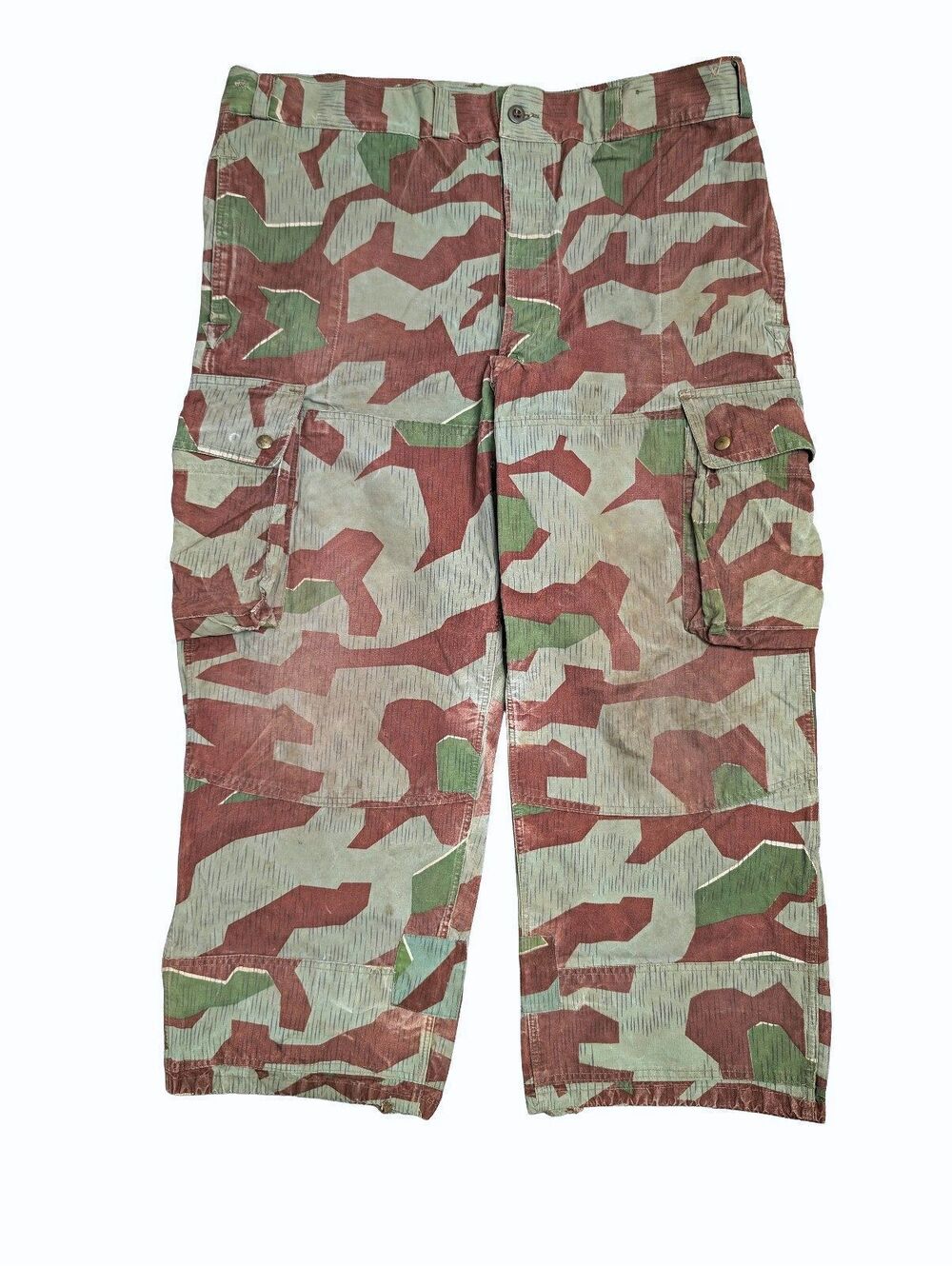German Bundeswehr M56 Splittertarn Camo Cargo Trousers